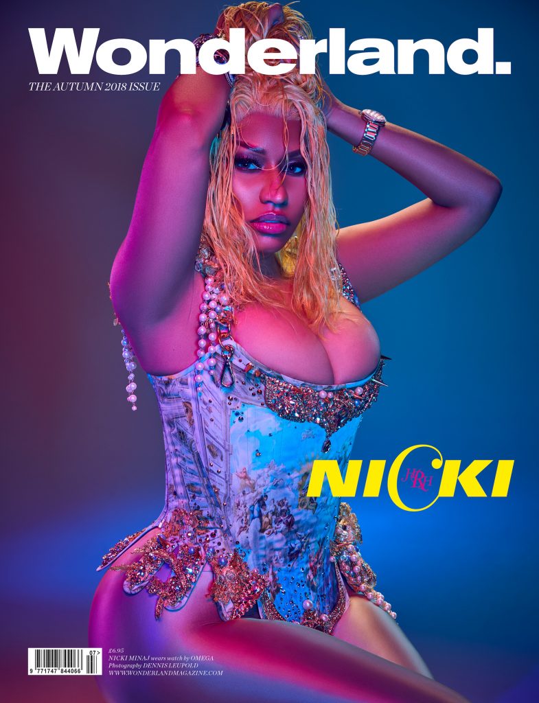 Nicki Minaj Big Fake Ghetto TIts for Wonderland Mag