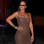 Rihanna Tits See Through Dress