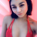 Vanessa Hudgens Big Tits Red Wet Bikini