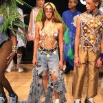 lourdes leon tits out for fashion week