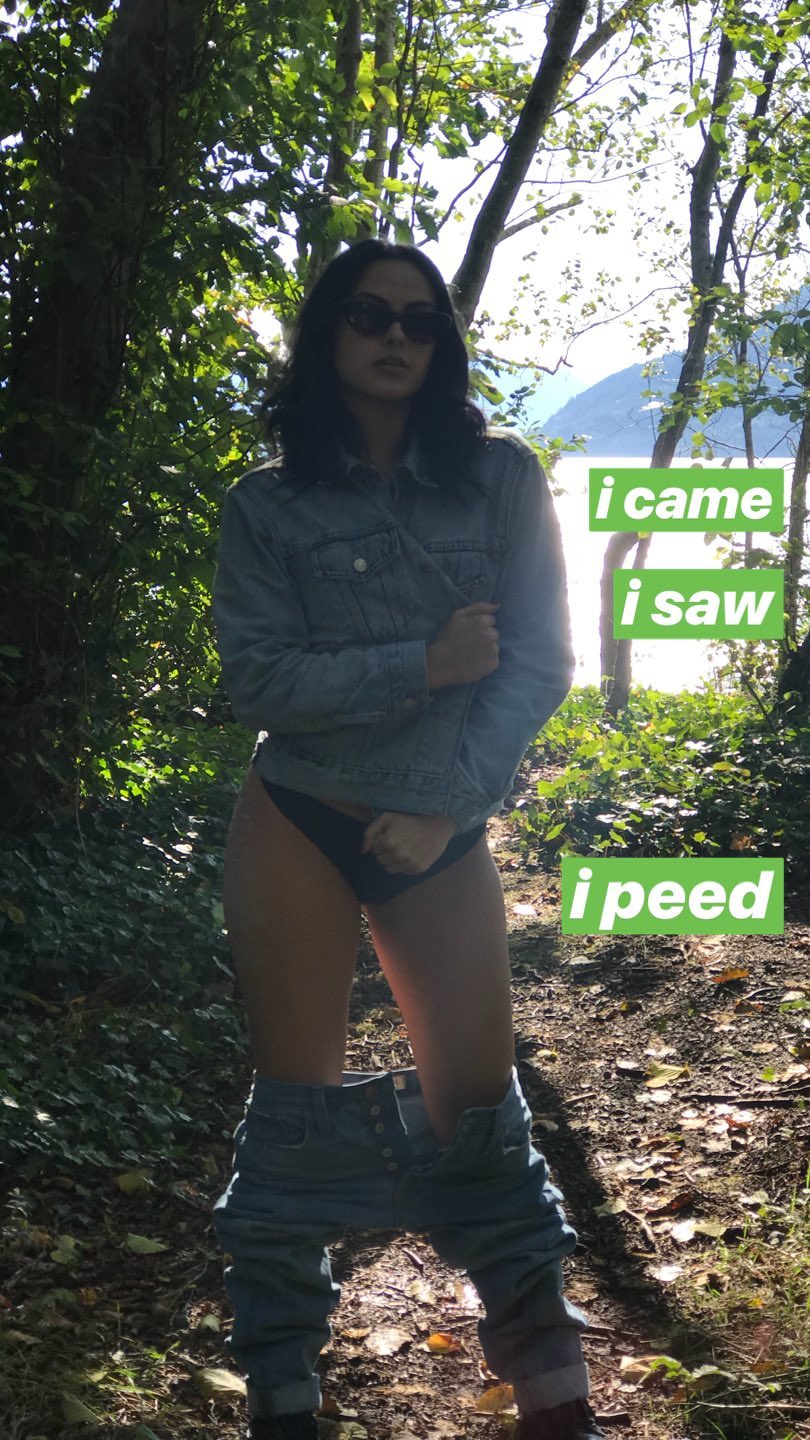 Cami Mendes Pee Porno for Her Instagram of the Day