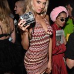 Charlotte McKinney Tits out for Halloween Roller Girl Costume 3