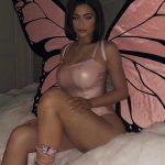 Kylie Jenner Tight Latex Butterfly Halloween