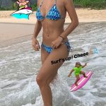 Nicole Scherzinger Booty Bikini Getting Wet