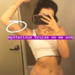 Noah Cyrus Tits See Through White Shirt Tight Nude Panties