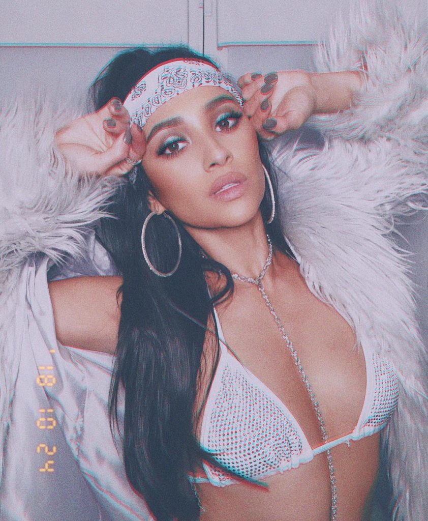Shay Mitchell Tits in a Bra for Drakes Birthday