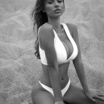Sophie Mudd Massive Tits Tight White Bikini