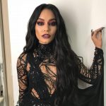 Vanessa Hudgens Black Lace See Through Dress