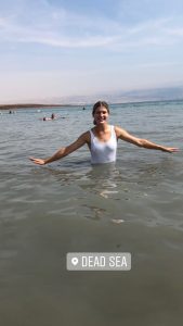 eugenie bouchard tits wet white swimsuit covered in mud