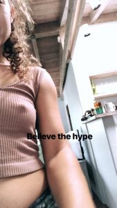 Dora Madison Burge Naked on Instagram Hard Nipples