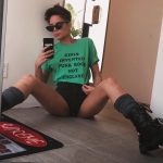Halsey Spread Legs Instagram