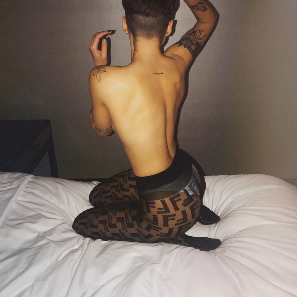 Halsey is a Topless Dude of the Day 