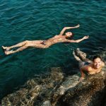Moa Aberg and Victoria Germyn Promoting Swimwear Naked