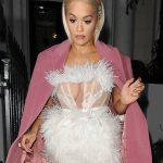 Rita Ora Silver Dress Victorias Secret