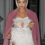 Rita Ora Silver Dress Victorias Secret