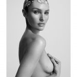 candice swanepoel tits out for fashion