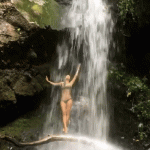 nicole scherzinger tits green bikini getting wet