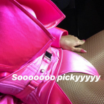 Bebe Rexha Erotica Big Tits Pink Tight Bodysuit Pussy Print