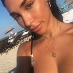 Chantel Jeffries Wet Fake Tits Bikini Miami 7