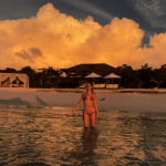 Sailor Brinkley Cook Topless Thong Bikini