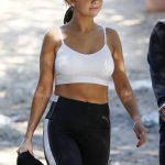 Selena Gomez Big TIts Sports Bra Tight LEggings