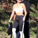 Selena Gomez Big TIts Sports Bra Tight LEggings