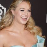 Iskra Lawrence TIts Out for GOlden Globe Afterparty