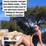 Lea Michele Tits Out Bikini