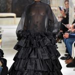 Naomi Campbell Nipples Sheer Dress Fashion Week