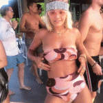 Rita Ora Tits Bouncing Slutty Bikini