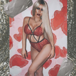 Aubrey ODay Slutty Valentines Day Lingerie