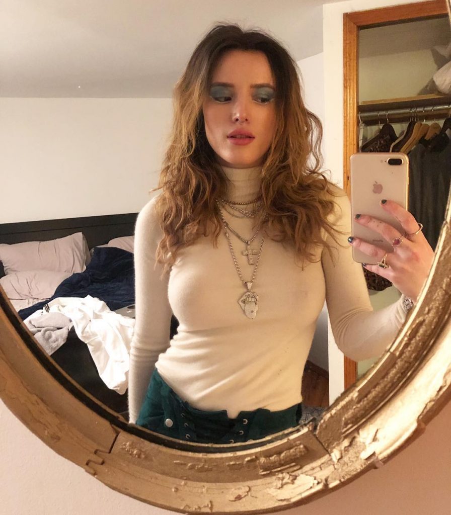 Bella thorne sexy braless and cleavage