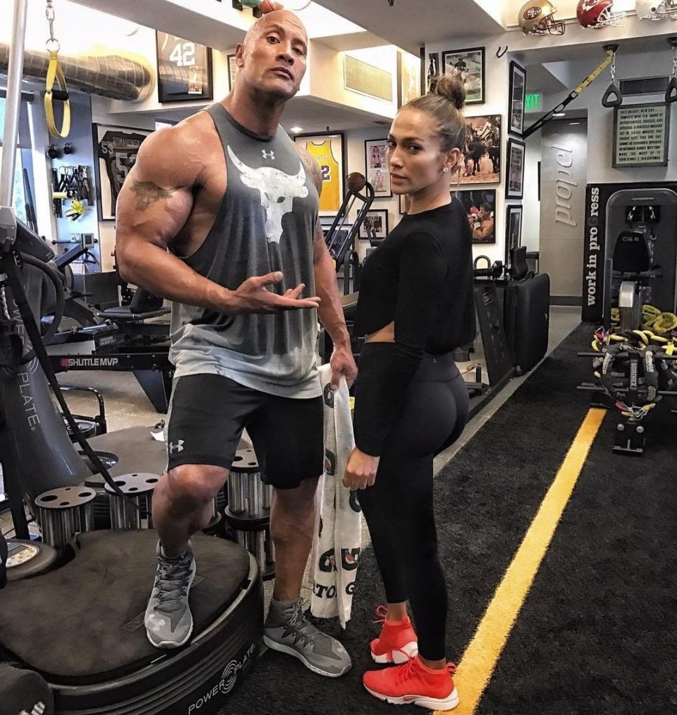 J Lo The Rock Workout