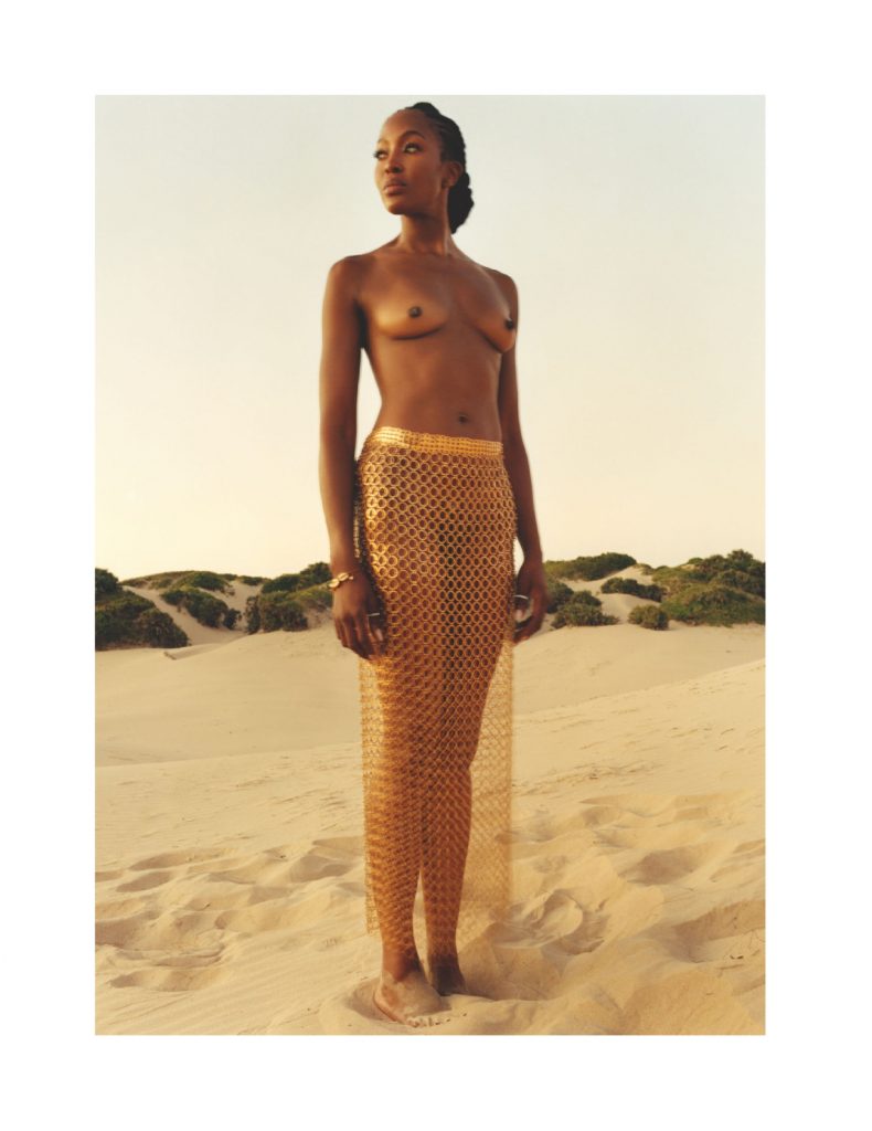 Naomi Campbell Nipples Topless