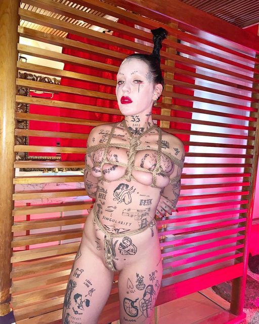 Brooke Candy Nude Bound