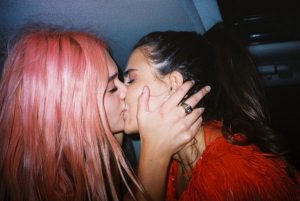 Charlotte Lawrence Lesbian Kiss