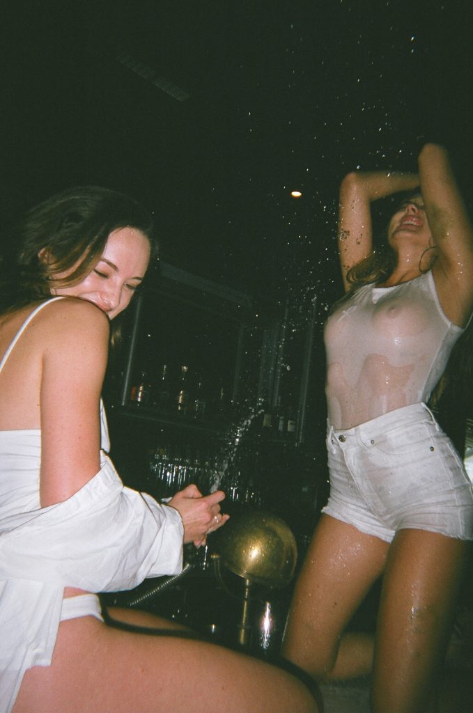 Charlotte Lawrence Nipples See Through Wet Shirt