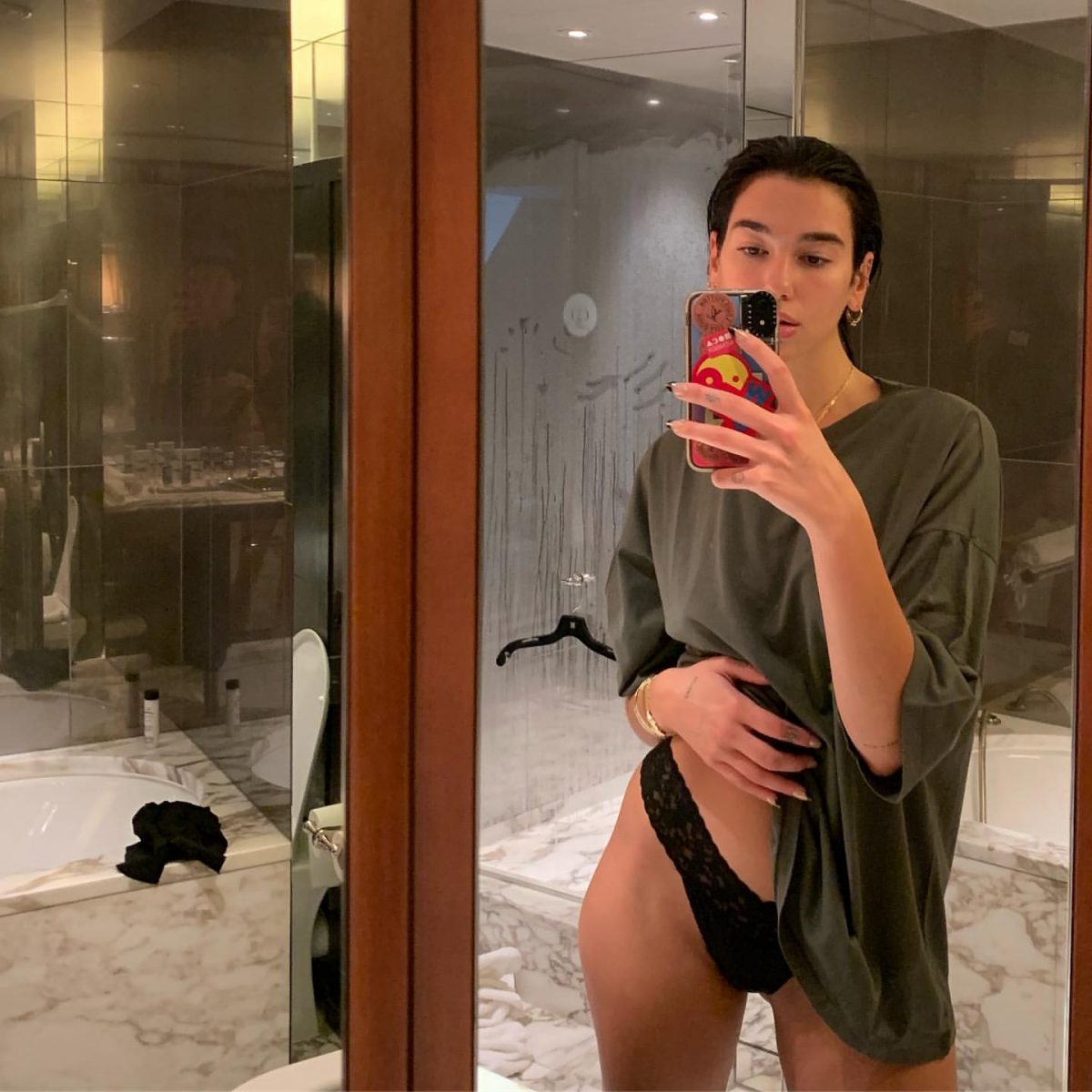 Dua Lipa After Shower Sex Selfie Of The Day 0680