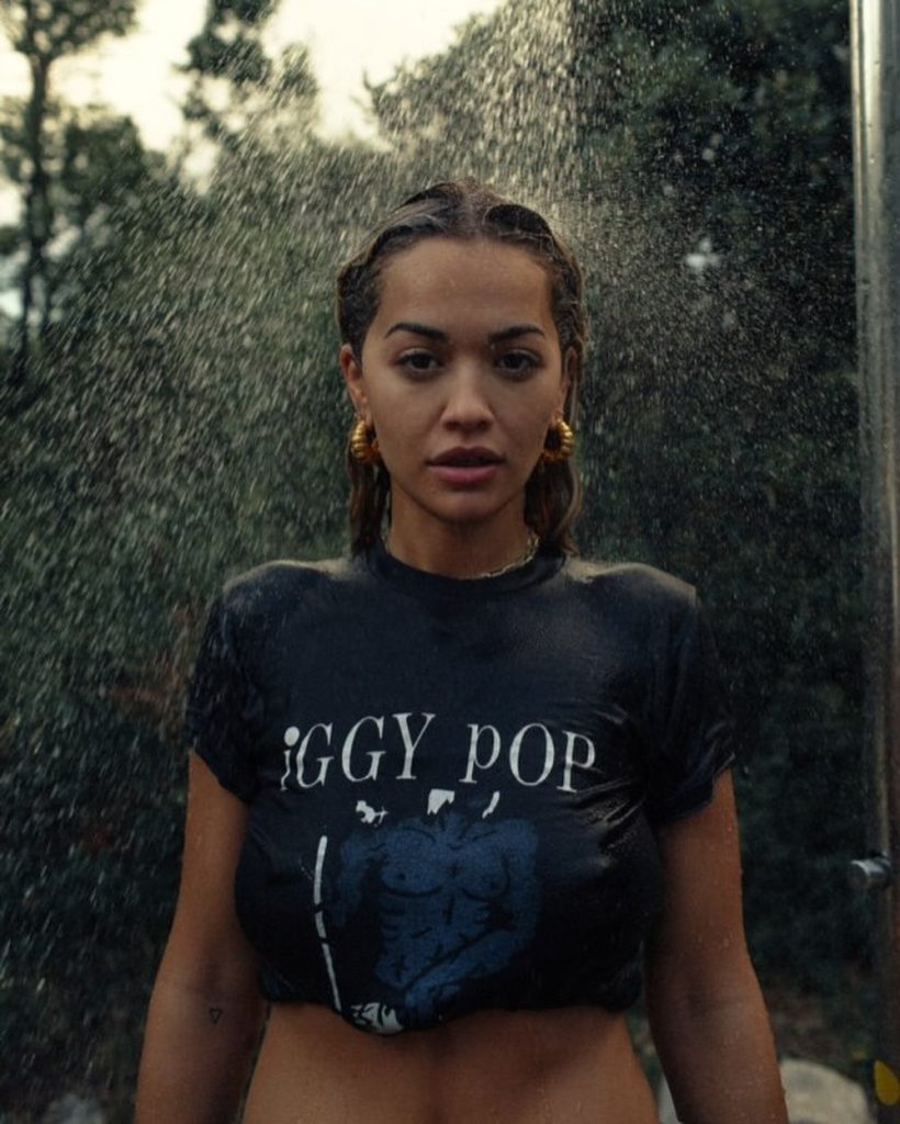 Rita Ora Wet T Shirt