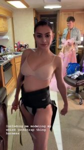 Charli XCX Titty Bounce Nude Bra