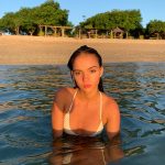 Inka Williams Long Nipples Wet Bikini