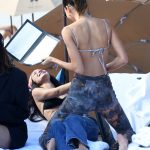 Kendall Jenner Bella Hadid Lesbian Bikini