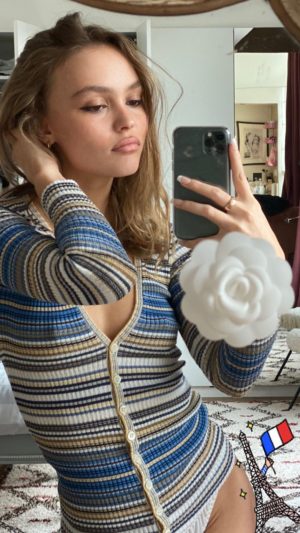 Lily Rose Depp Panties Selfie Of The Day