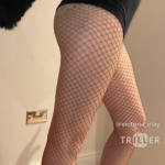 Victoria Clay Ass Fishnets