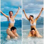 Halsey Evan Peters Wet Bikini