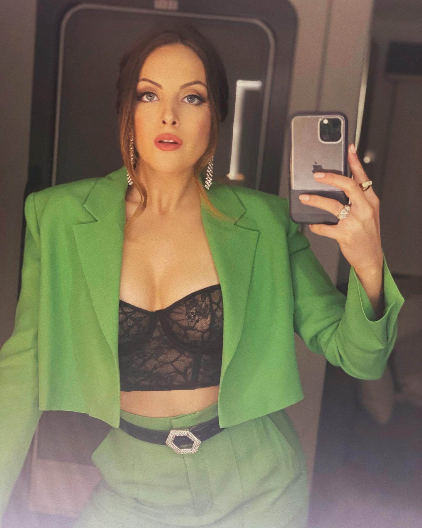 Elizabeth Gillies See Through Top of the Day