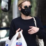 Celebs in Masks Emma Roberts