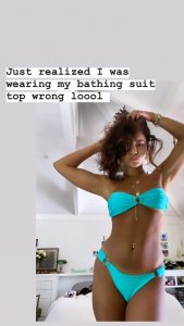 Vanessa Hudgens Blue Bikini
