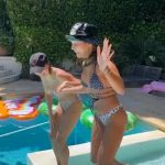 Vanessa Stella Hudgens Bikini Pool Party