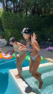 Vanessa Stella Hudgens Bikini Pool Party